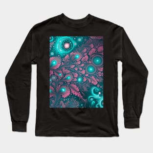 Other Worldly Designs- nebulas, stars, galaxies, planets with feathers Long Sleeve T-Shirt